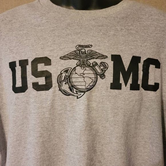 Gildan Other - Marine Corps Bull Dog Front and Back USMC Men's Military T-Shirt